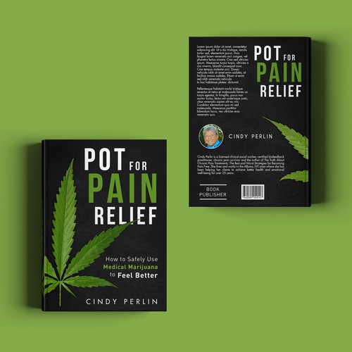 Medical book cover with the title 'Pot for Pain Relief'