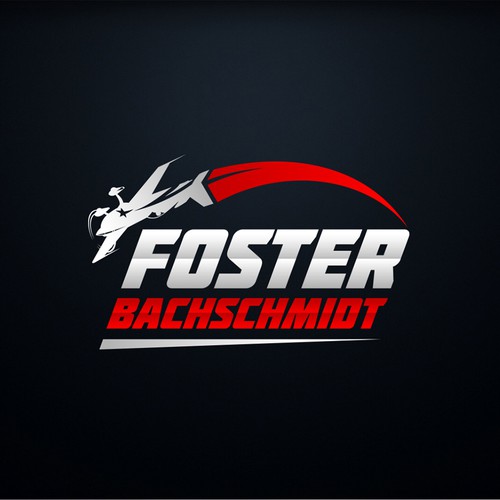 Flight design with the title 'Logo for Foster Bachschmidt'