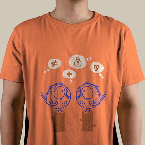 Bird t-shirt with the title 'Birds'