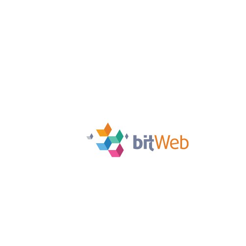 Bit logo with the title 'modern logo for web development business'