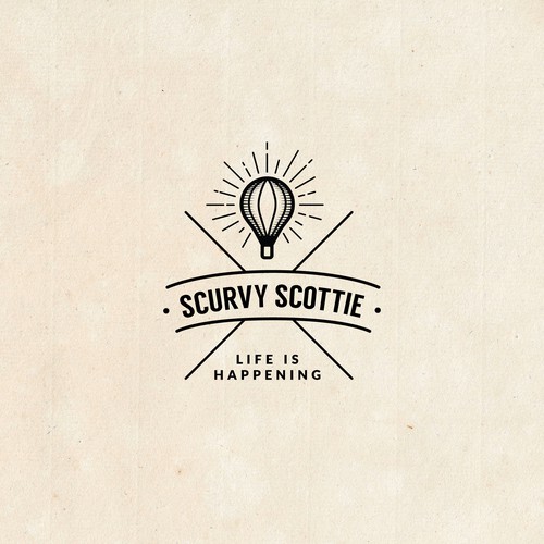 Indie logo with the title 'Logo for a travel blog'