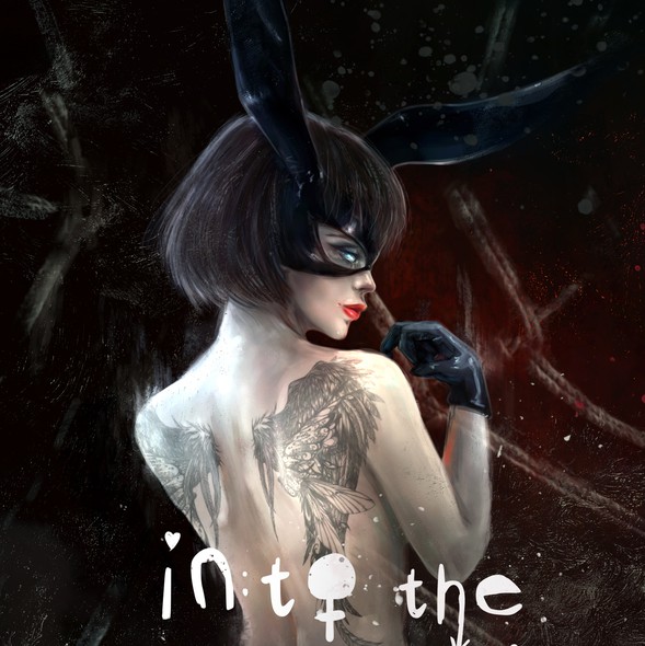 Vampire book cover with the title 'Into the Black - RNA (vampire-serie-1)'