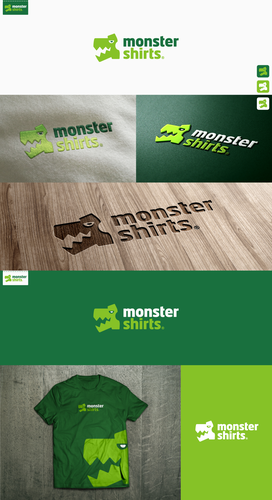 Shirt logo with the title 'Create a modern and playful logo for an apparel printing company'