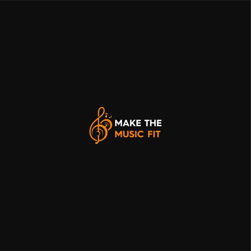 Active design with the title 'Fitness Music Logo'