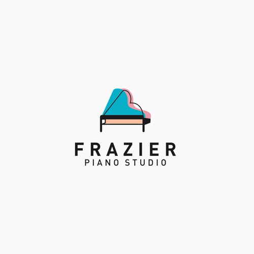 Piano logo with the title 'Frazier Piano Studio'
