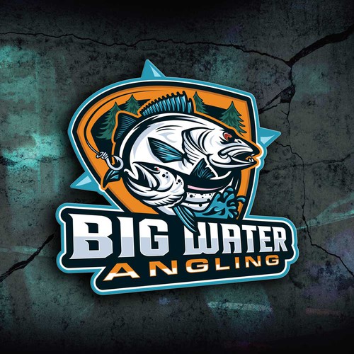 Outdoor brand with the title 'Big Water Angling'