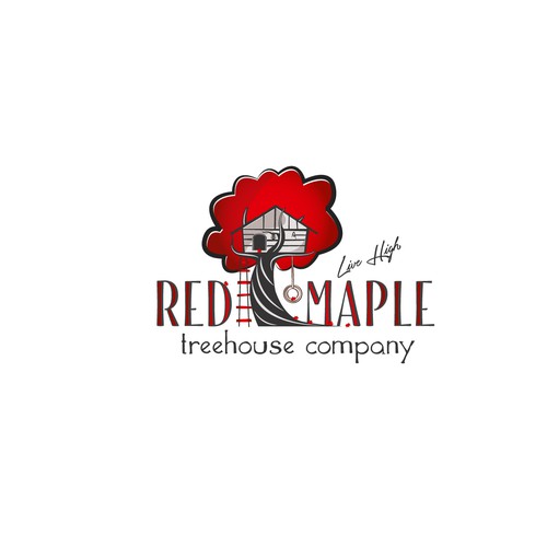 Maple design with the title 'Tree house  company logo'