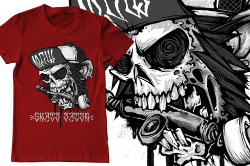 Trots Expertise Moreel onderwijs Skull T-shirt Designs - 443+ Skull T-shirt Ideas in 2023 | 99designs