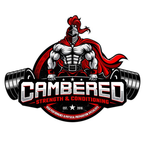 barbell gym logo