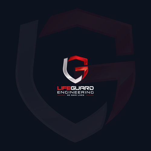 Amazing logo with the title 'Logo for Life Guard Engineering'