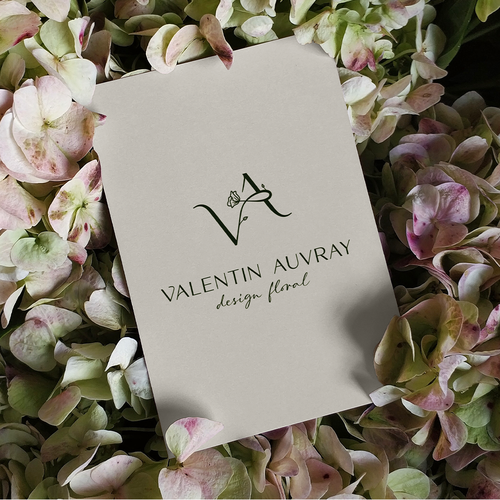 Florist logo with the title 'Logo for floral designer'