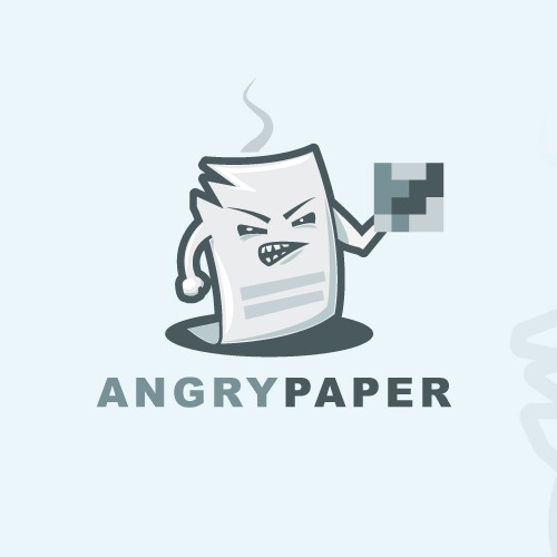 Paper logo with the title 'AngryPaper'