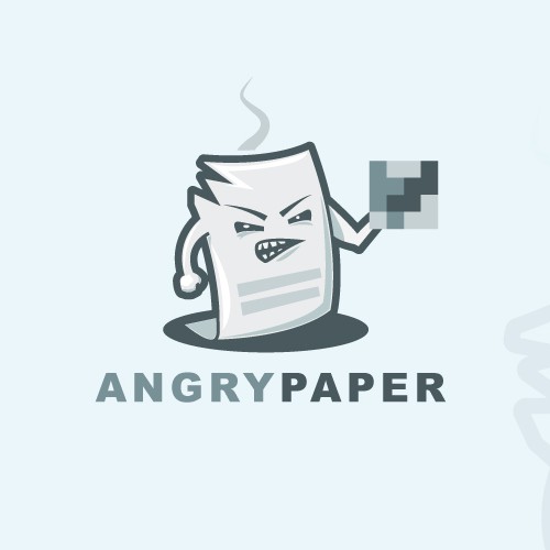 Paper design with the title 'AngryPaper'