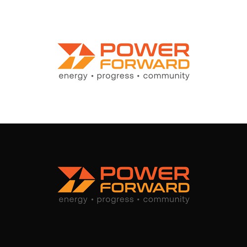 Energy logo with the title 'Energy conference community logo design example'