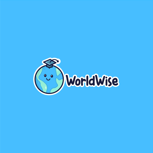 Graduation cap design with the title 'WorldWise - Worldwide Knowledge'