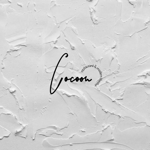 Confident logo with the title 'Signature modern and clear logo for restaurant'