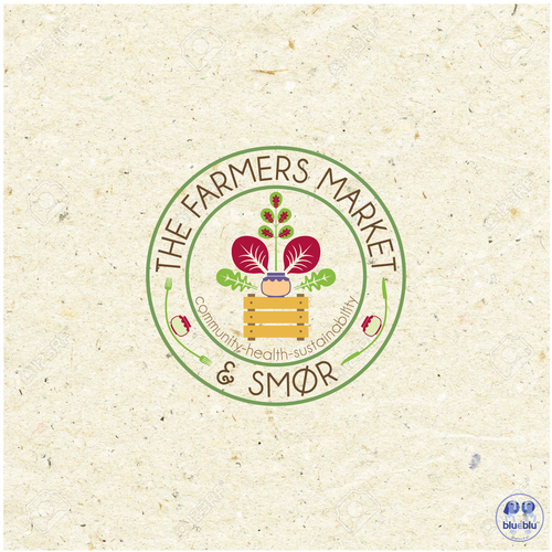 Market logo with the title 'Farmers'
