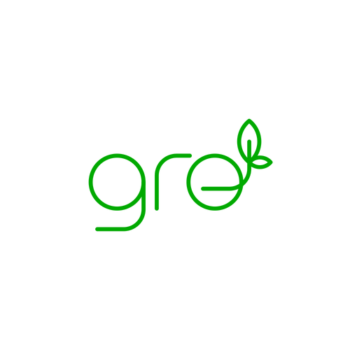 Botanical logo with the title 'Logo for Gro'