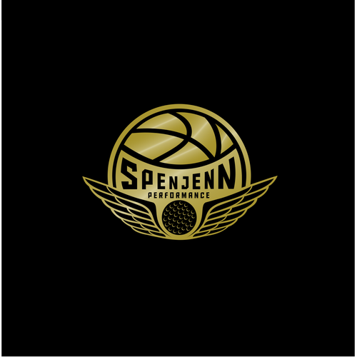 Basketball design with the title 'Sports Logo'