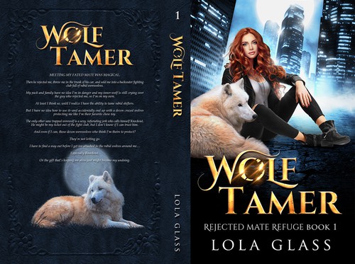 Urban fantasy book cover with the title 'Rejected Mate Refuge Series '