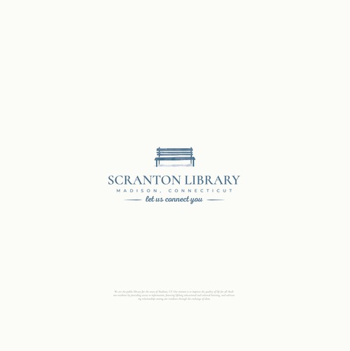 Library design with the title 'Logo for Scranton Library'