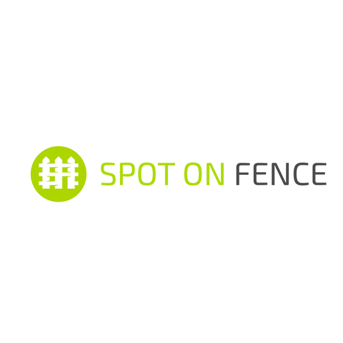 Fencing design with the title 'Logo for Spot On Fence'