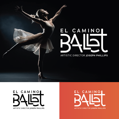 Ballet logo with the title 'Logo for Ballet Company'