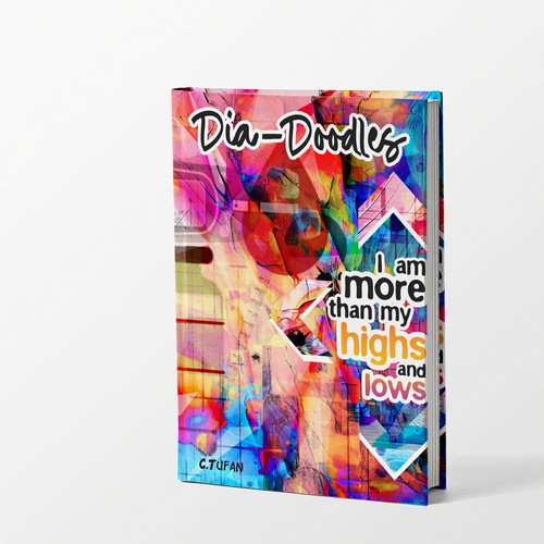 Mockup book cover with the title 'Book cover'