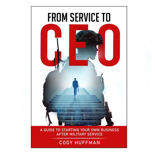 Military book cover with the title 'Bold concept design for book cover'