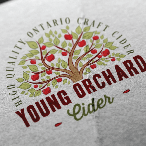Orchard design with the title 'Apple Cider'