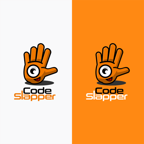 Black and yellow logo with the title 'logo and mascot'