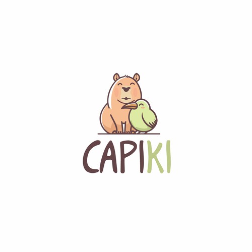 Kiwi design with the title 'Logo Design for Capiki.co.uk'