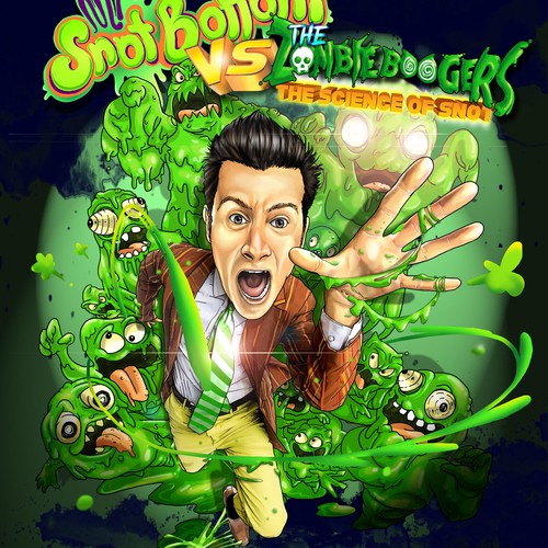 Caricature artwork with the title 'Mr. SnotBottom Poster Contest '