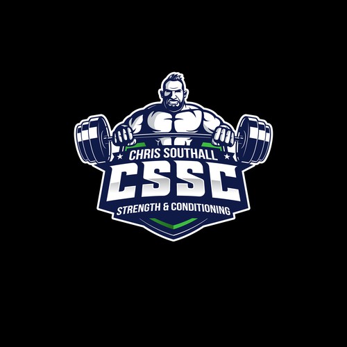Fitness logo with the title 'Chris Southall Strength & Conditioning Logo'