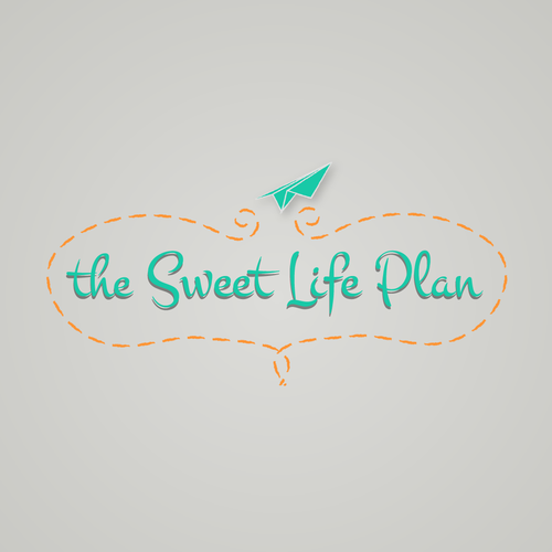 Paper plane design with the title 'Interesting idea for "The Sweet Life Plan"'