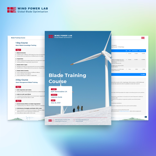 White paper design with the title 'Report Template'