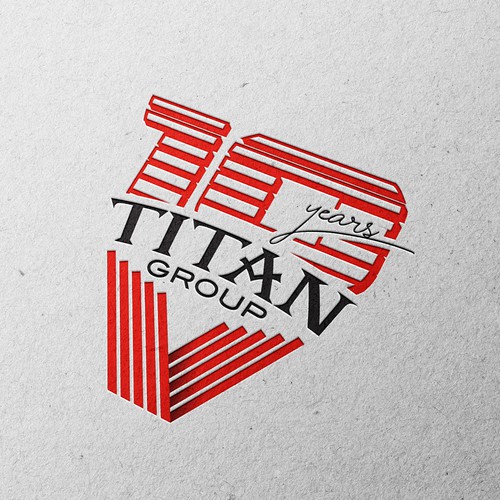 50 year anniversary logo with the title '10 years anniversary logo'