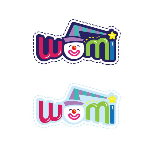 Joker logo with the title 'WOMI'