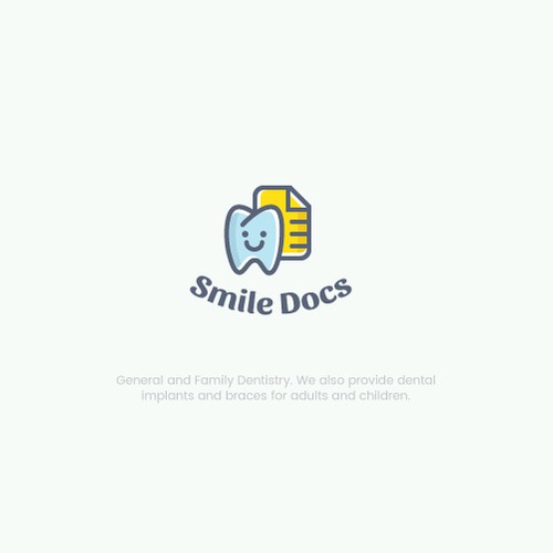 Smile brand with the title 'Unique and Creative logo for Dentistry'