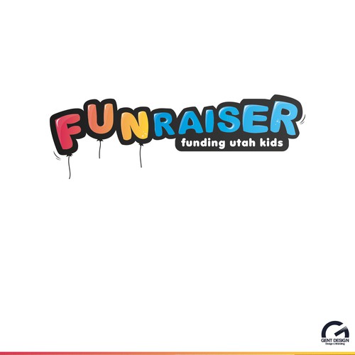 Balloon logo with the title 'Tasty balloon logo design'