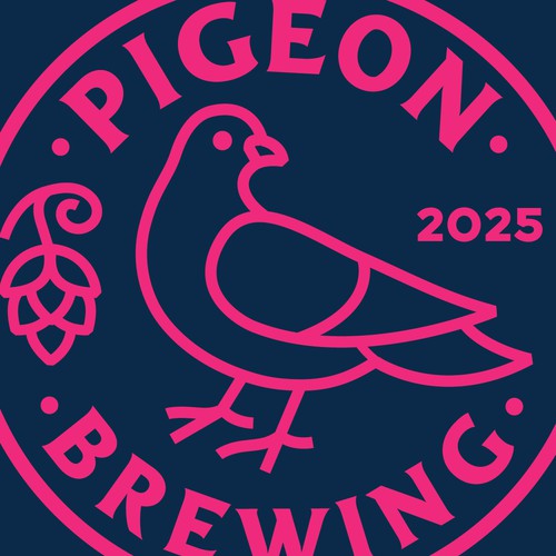 Pigeon logo with the title 'Pigeon Brewing'