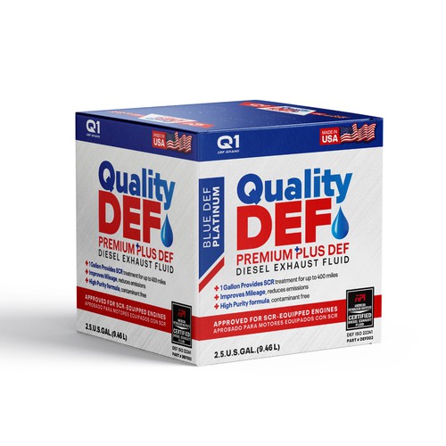 Industrial packaging with the title 'Quality DEF'