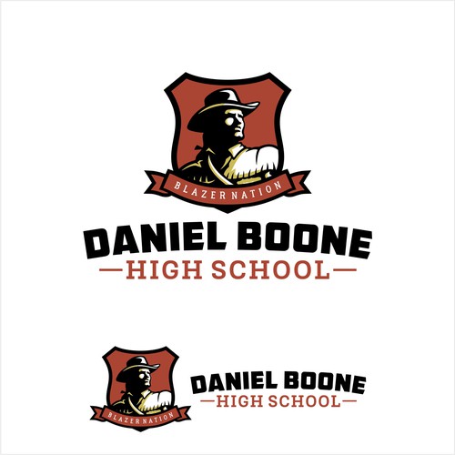 Western logo with the title 'Winner of Daniel Boone Contest'