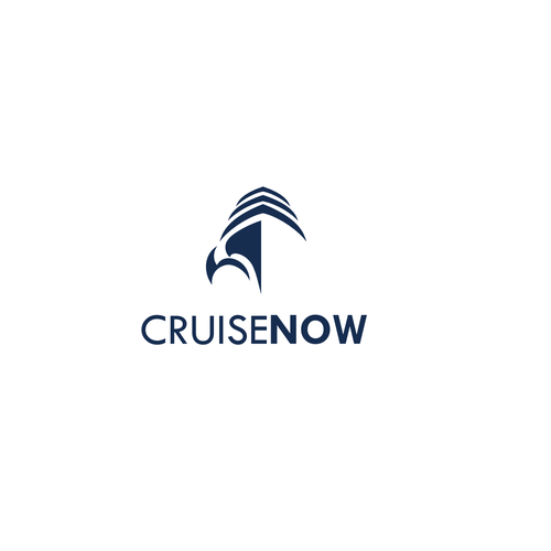 Cruise ship logo with the title 'Logo for a  travel agency, cruise'