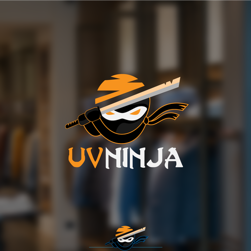 Fighter logo with the title 'Bold logo for UV Ninja'