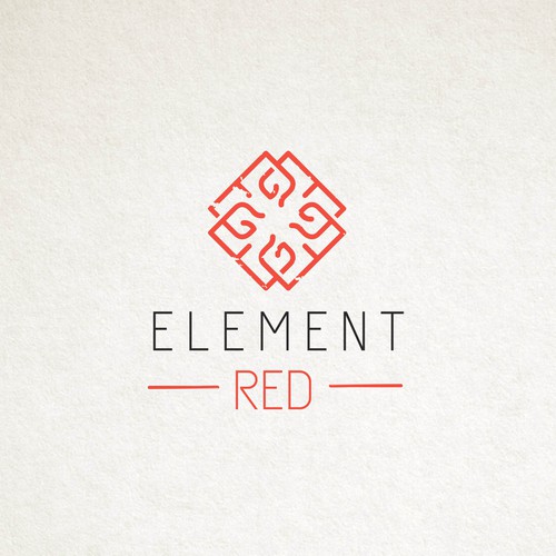 Leaf logo with the title 'Element Red'