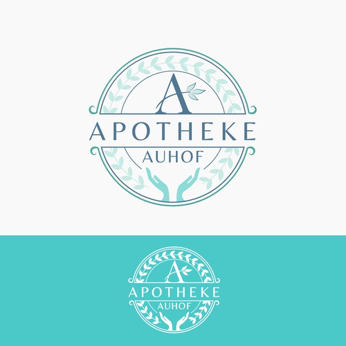 Pharmacy logo with the title 'Unique Logo for Austrian pharmacy'