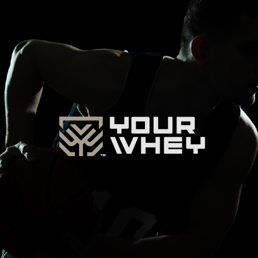 Gym logo with the title 'YOUR WHEY'
