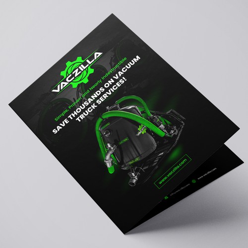 A4 design with the title 'Vaczilla Industrial'