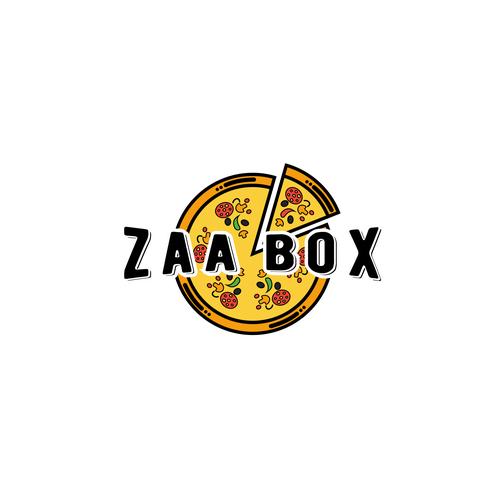 Pizza brand with the title 'Zaa Box'